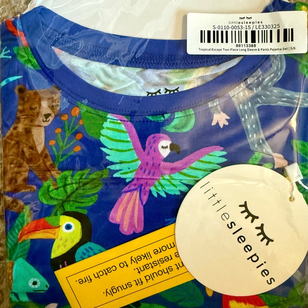 Little Sleepies Tropical Pajama Set
